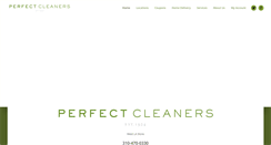 Desktop Screenshot of perfectcleaners.com